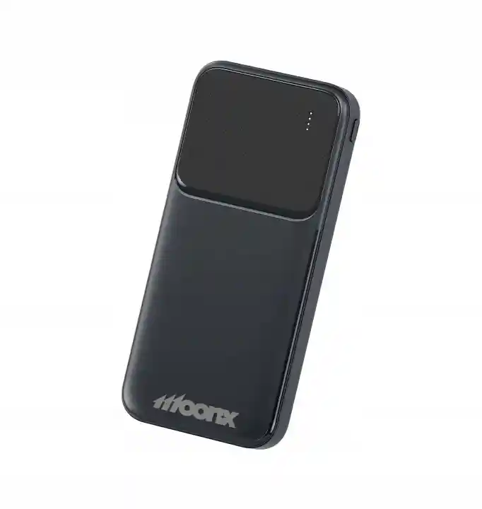 Powerbank MoonX 10000mAh 2A 10W pokazany pod kątem