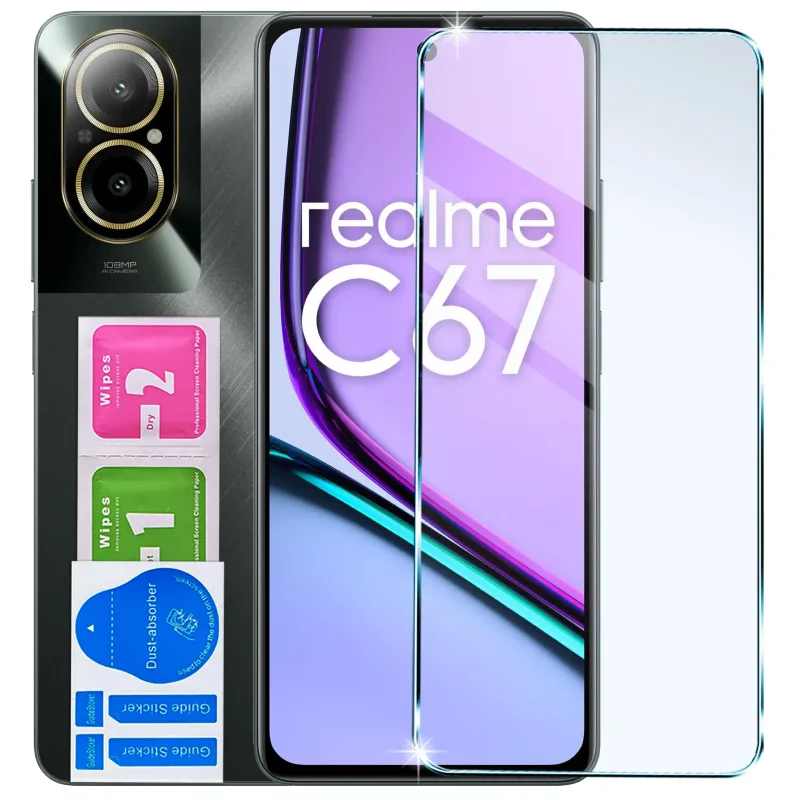 Szkło hartowane do Realme C67 4G z zestawem montażowym