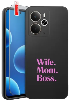 Etui do Realme 14 5G różne wzory dla Mamy ze szkłem