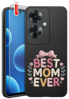 Etui do Oppo Reno 11 F 5G różne wzory dla Mamy ze szkłem