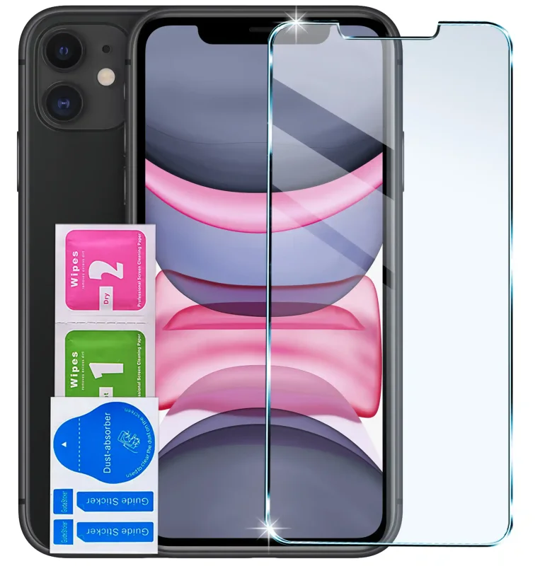Szkło hartowane 9H do iPhone 11 z zestawem montażowym