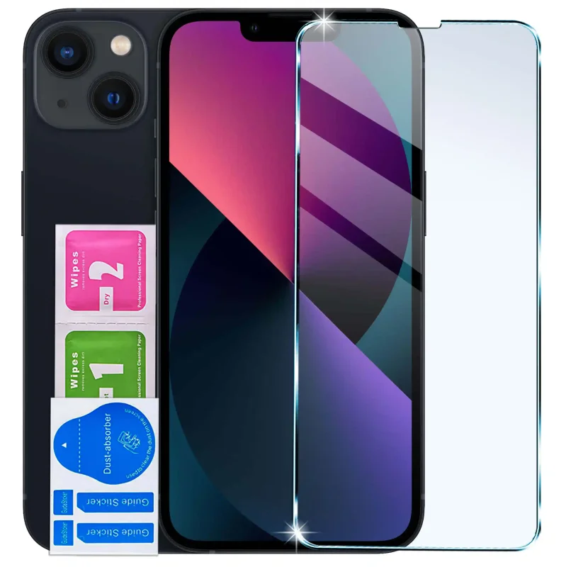 Szkło ochronne do iPhone 13 / 14 z zestawem montażowym