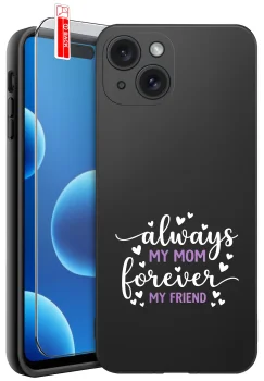 Etui do iPhone 15 różne wzory dla Mamy ze szkłem