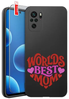 Etui do Xiaomi Redmi Note 10 / 10s różne wzory dla Mamy ze szkłem