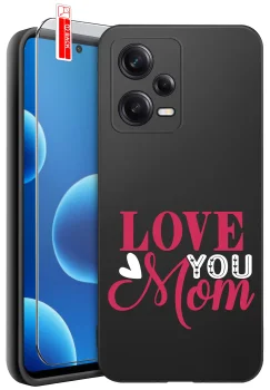 Etui do Xiaomi Redmi Note 12 5G / Poco X5 5G różne wzory dla Mamy ze szkłem