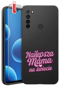 Etui do Xiaomi Redmi Note 8T różne wzory dla Mamy ze szkłem