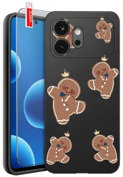 Etui do Honor 600 różne wzory świąteczne ze szkłem