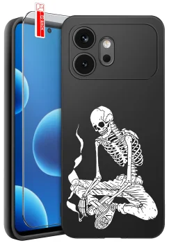 Etui do Honor 600 różne wzory Halloween ze szkłem