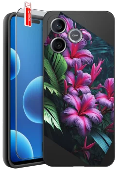 Etui do Honor 600 Lite różne wzory fajne ze szkłem