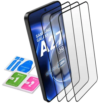 Szkło hartowane 5D do Samsung Galaxy A27 5G na cały ekran 3 sztuki