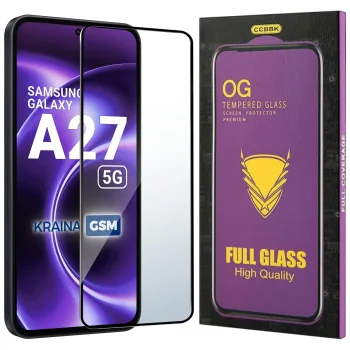 Szkło hartowane 5D do Samsung Galaxy A27 5G na cały ekran OG Premium