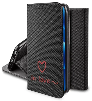 Etui do Motorola Edge 70 Fusion z klapką z wzorami walentynkowymi