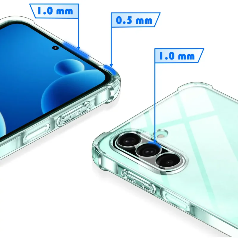 Etui Anti-Shock Samsung Galaxy A27 5G z podwyższonym rantem nad ekranem i dodatkową ochroną aparatów