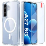 Etui do Samsung Galaxy A27 5G bezbarwne Magsafe ze szkłem