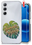 Etui do Samsung Galaxy A16 5G przezroczyste różne wzory wakacyjne ze szkłem