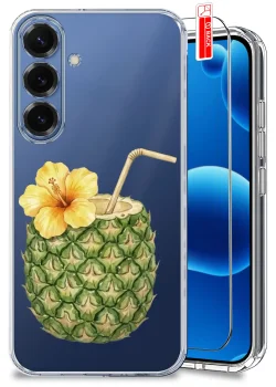 Etui do Samsung Galaxy S25+ Plus przezroczyste różne wzory wakacyjne ze szkłem