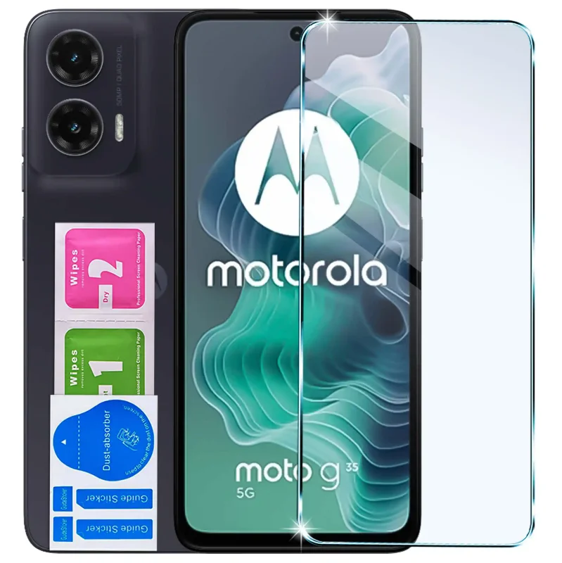 Szkło hartowane 9H do Motorola Moto G35 5G z zestawem do montażu