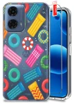 Etui do Motorola Moto G24 / G24 Power / G04 / E14 przezroczyste różne wzory wakacyjne ze szkłem