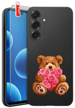 Etui do Samsung Galaxy A27 5G różne wzory walentynkowe ze szkłem