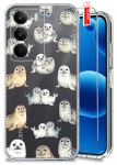 Etui do Realme C75 przezroczyste różne wzory wakacyjne ze szkłem