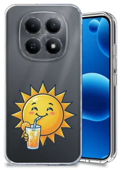 Etui do Xiaomi Redmi Note 15 5G przezroczyste różne wzory wakacyjne