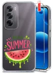 Etui do Oppo Reno 12 5G przezroczyste różne wzory wakacyjne