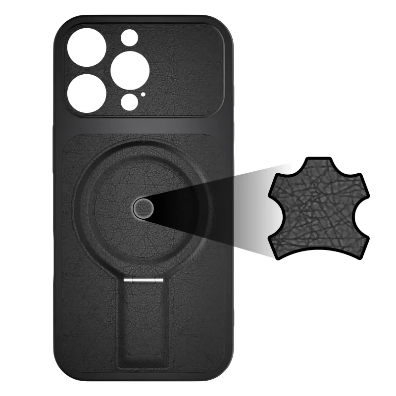 Skórzane wykończenie plecków etui MagSafe do iPhone 16 Pro Max