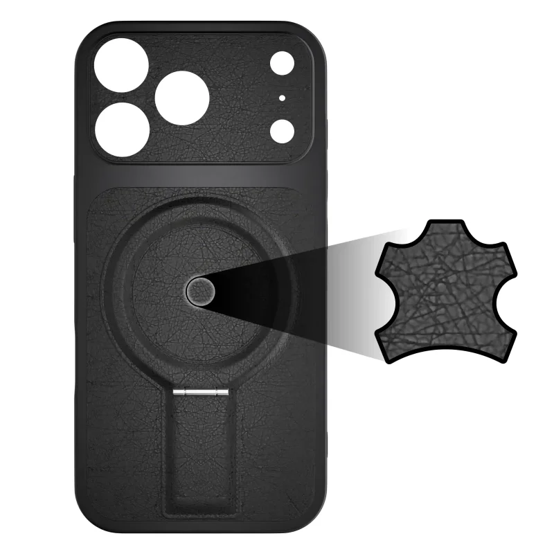 Skórzane wykończenie plecków etui MagSafe do iPhone 17 Pro Max