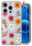 Etui do iPhone 16 Pro przezroczyste różne wzory wakacyjne ze szkłem