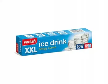 Woreczki do mrożenia lodu XXL 10 sztuk 90 dużych kostek Paclan