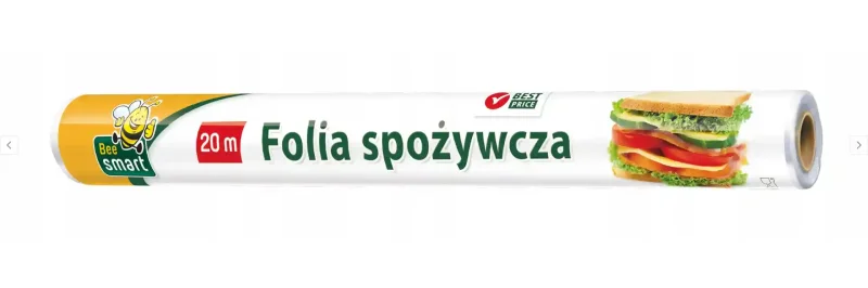 Rolka folii spożywczej 20 m do pakowania żywności