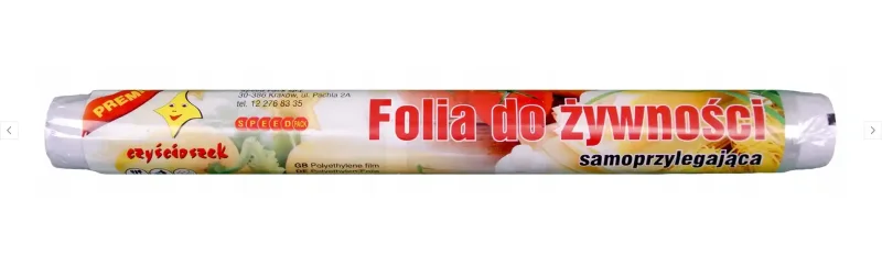 Folia do żywności samoprzylegająca w rolce 20 m