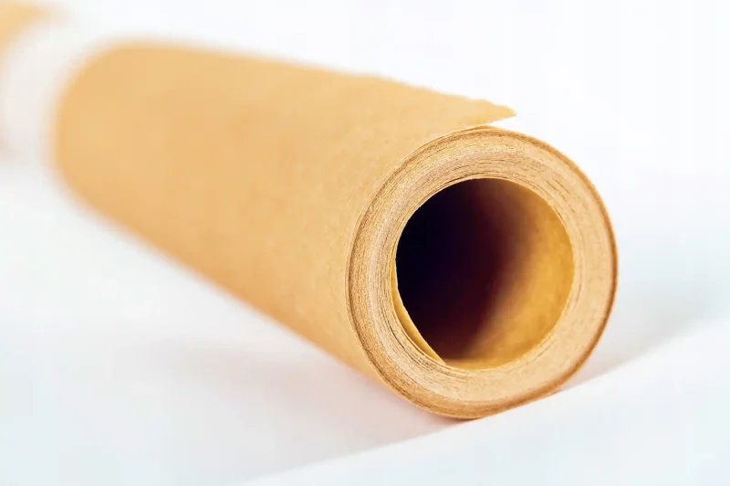 Brązowy papier do pieczenia Paclan zwinięty w rolkę
