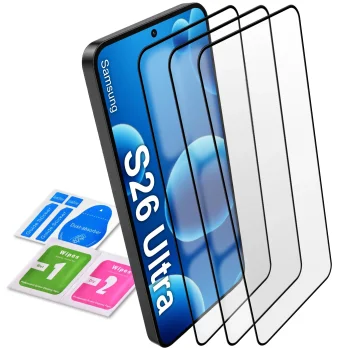 Szkło hartowane 5D do Samsung Galaxy S26 Ultra na cały ekran 3 sztuki