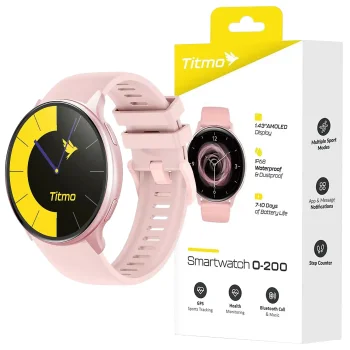 Smartwatch sportowy wodoodporny Titmo O-200 różowy