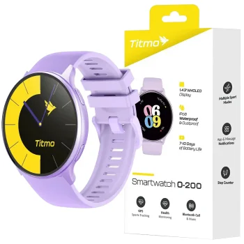Smartwatch sportowy wodoodporny Titmo O-200 fioletowy