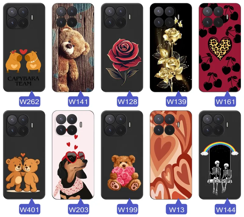 Różne wzory walentynkowe z sercem do Xiaomi 17T Pro: motywy inspirowane miłością