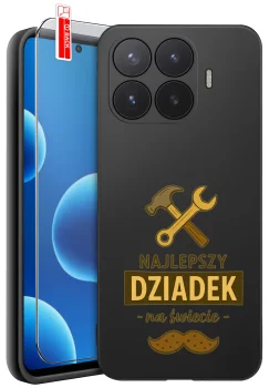 Etui do Xiaomi 17T Pro z różnymi wzorami dla Dziadka ze szkłem