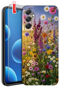 Etui do Samsung Galaxy S25 FE różne wzory wakacyjne ze szkłem