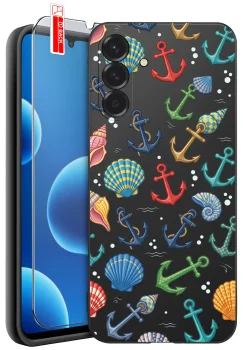 Etui do Samsung Galaxy A26 5G różne wzory wakacyjne ze szkłem