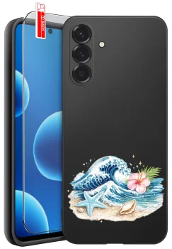 Etui do Samsung Galaxy A56 5G różne wzory wakacyjne ze szkłem