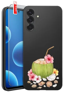 Etui do Samsung Galaxy A57 5G różne wzory wakacyjne ze szkłem