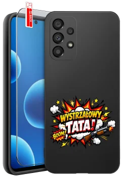 Etui do Samsung Galaxy A52 / A52s 5G różne wzory dla Taty ze szkłem