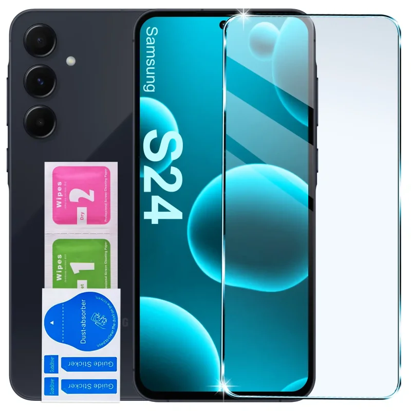 Szkło hartowane 9H do Samsung Galaxy S24 z zestawem do montażu