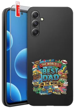 Etui do Samsung Galaxy S24 FE różne wzory dla Taty ze szkłem