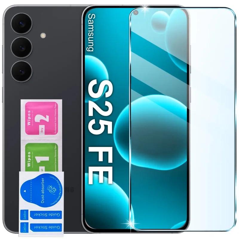 Szkło hartowane 9H do Samsung Galaxy S25 FE z zestawem do montażu