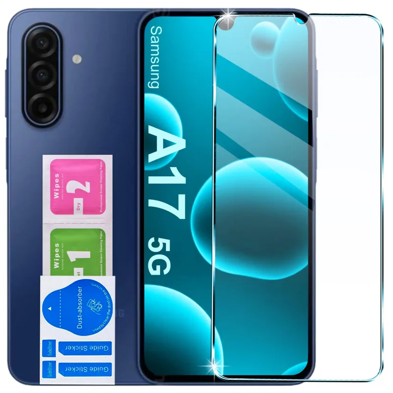 Szkło hartowane 9H do Samsung Galaxy A17 5G z zestawem do montażu