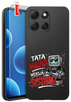 Etui do Motorola Moto G56 5G różne wzory dla Taty ze szkłem