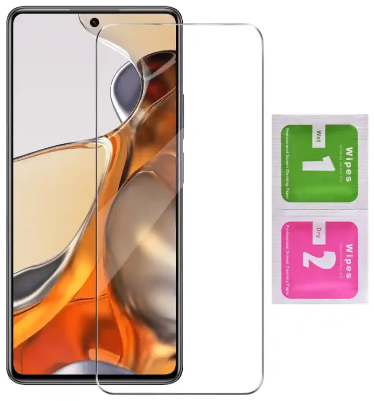 Szkło hartowane 9H do Xiaomi 11T / 11T Pro: zestaw ochronny z akcesoriami montażowymi