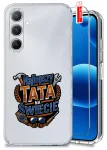 Etui do Samsung Galaxy A16 5G przezroczyste różne wzory dla Taty ze szkłem